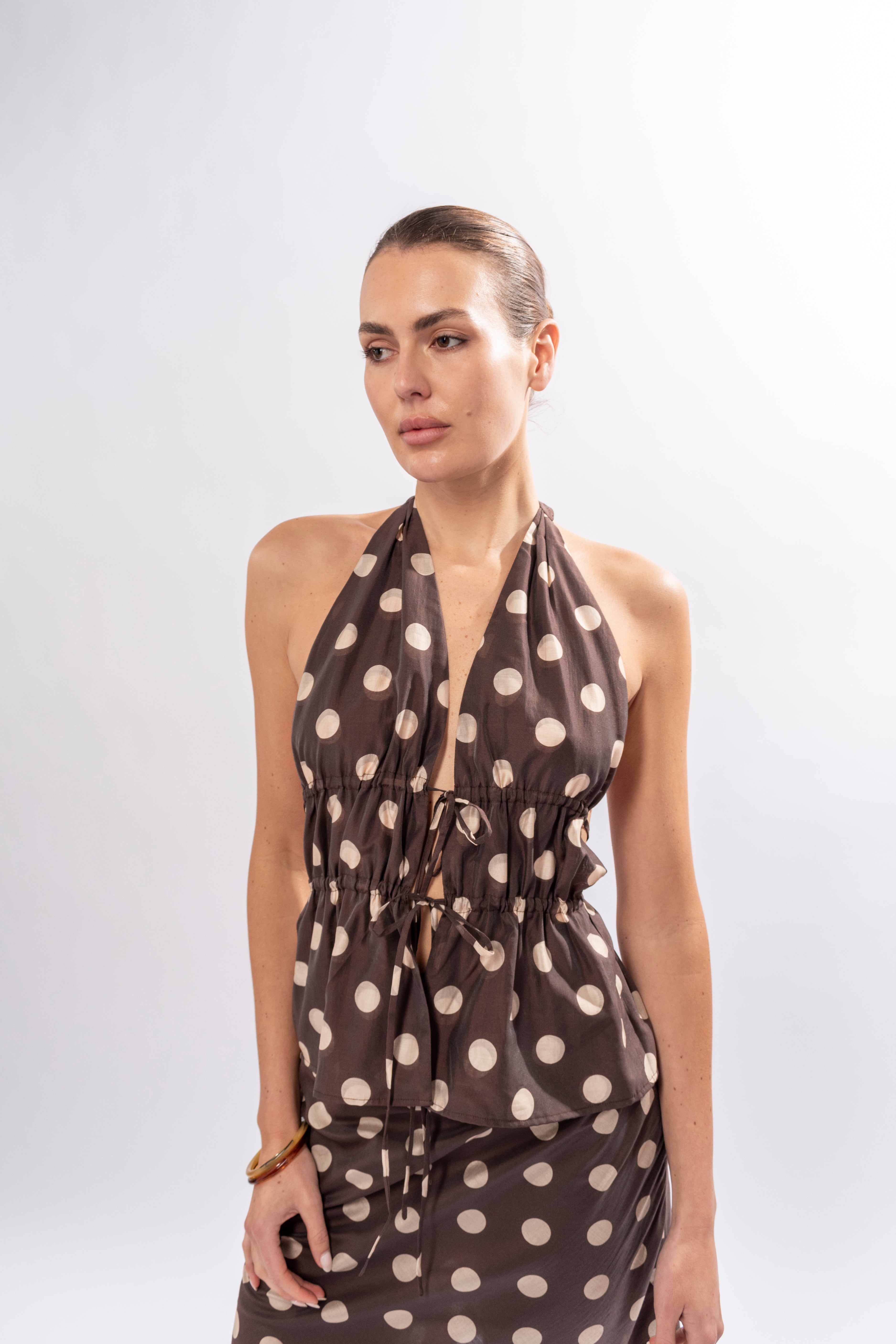 End of season sale - Isabelle Polka Dot Top