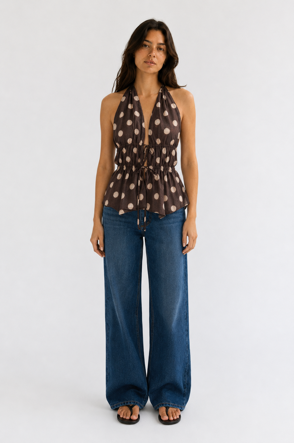 Isabelle Polka Dot Top