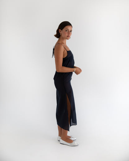 Sheer Midi Dress