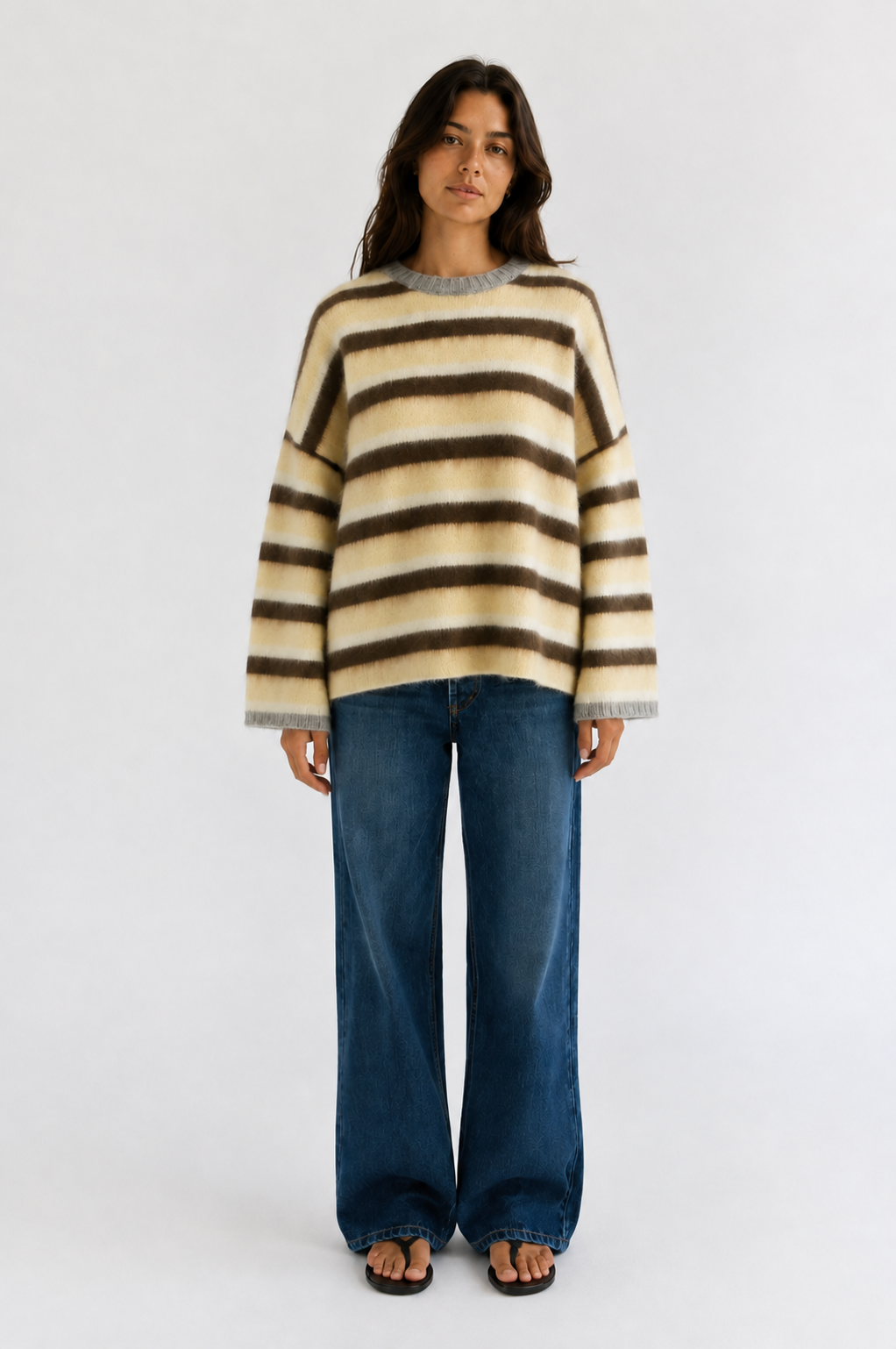 Ella Stripe Crew Neck Jumper
