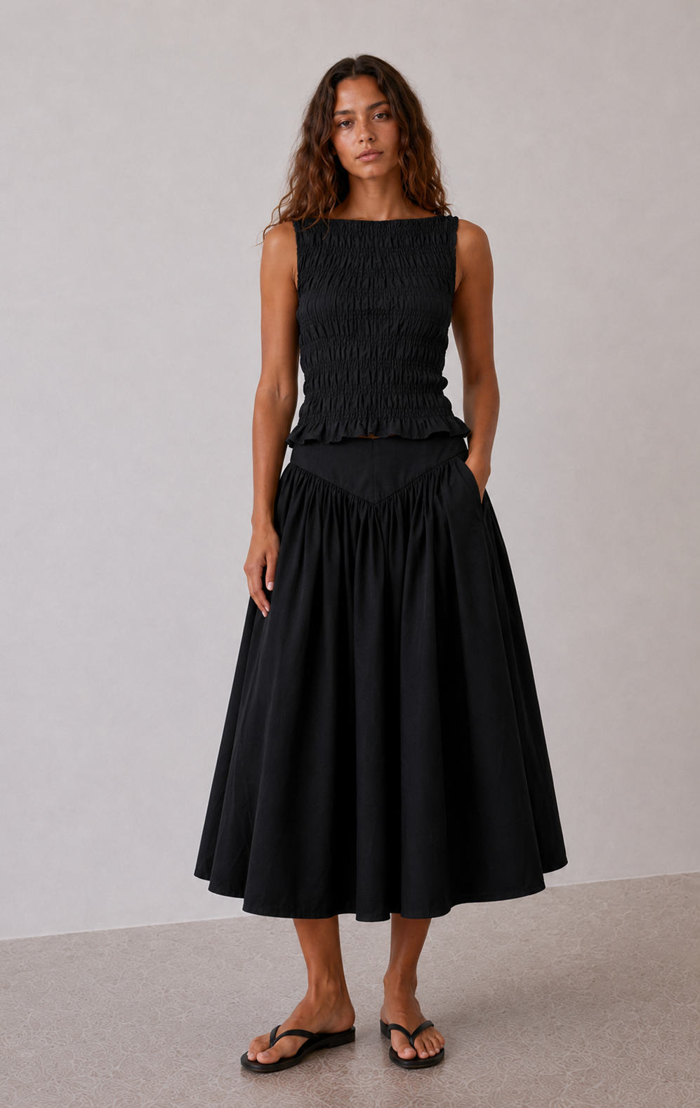 Sarah Midi Skirt